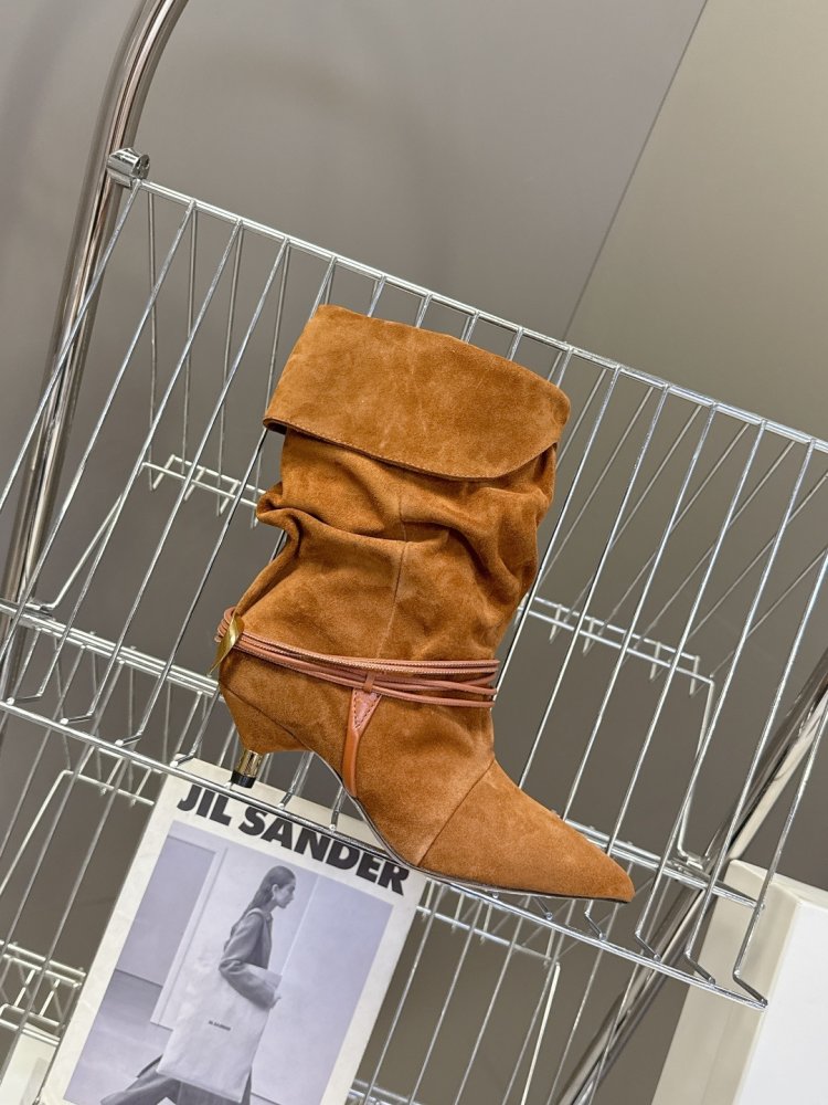 Сапоги женские на каблуке фото 5