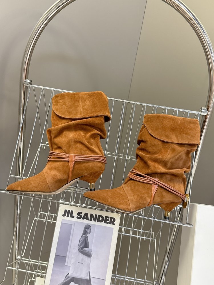 Сапоги женские на каблуке фото 6