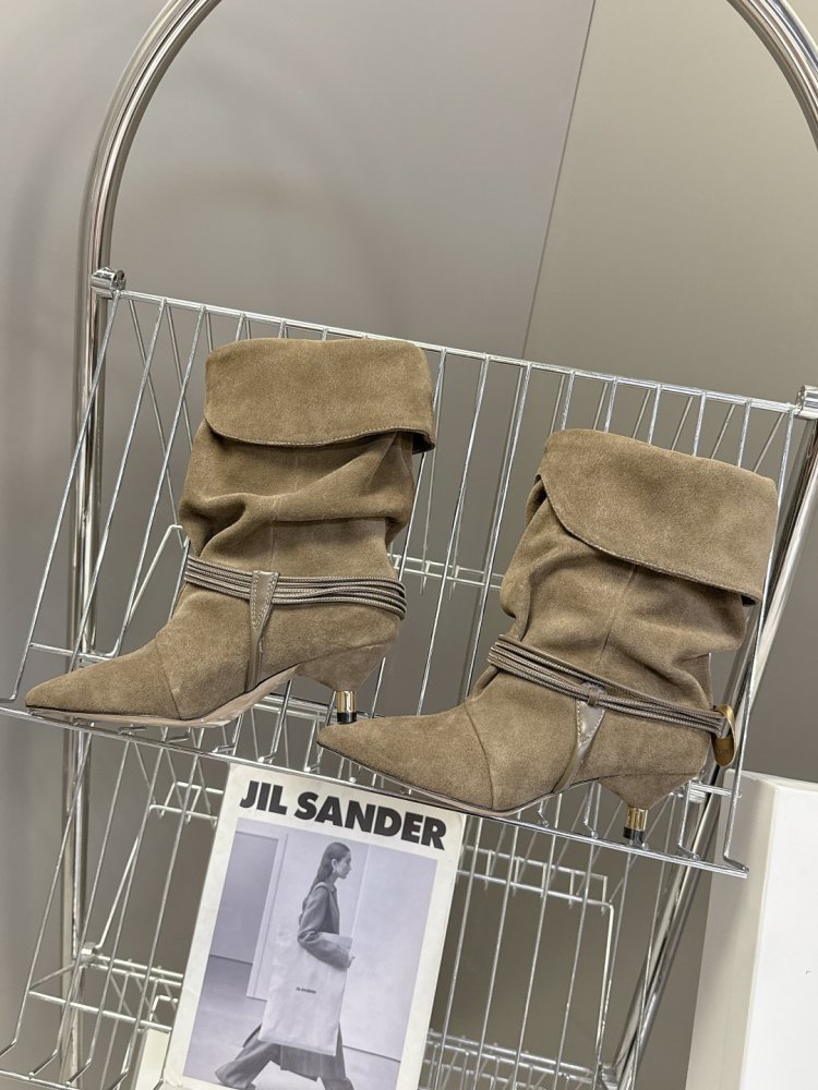 Сапоги женские на каблуке фото 6