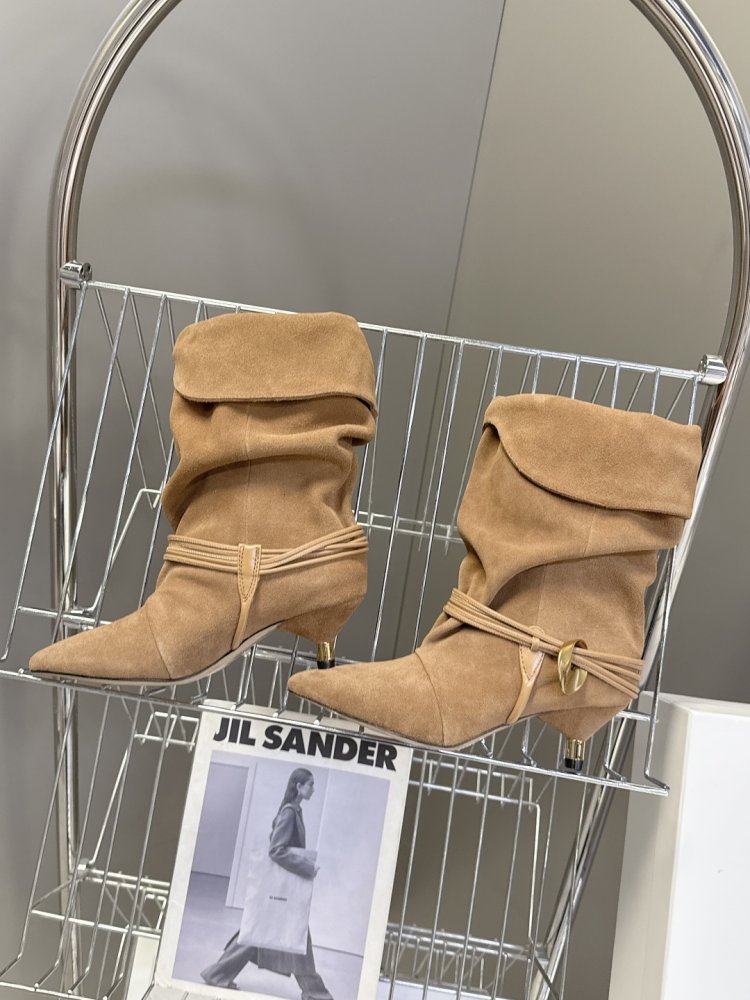 Сапоги женские на каблуке фото 6