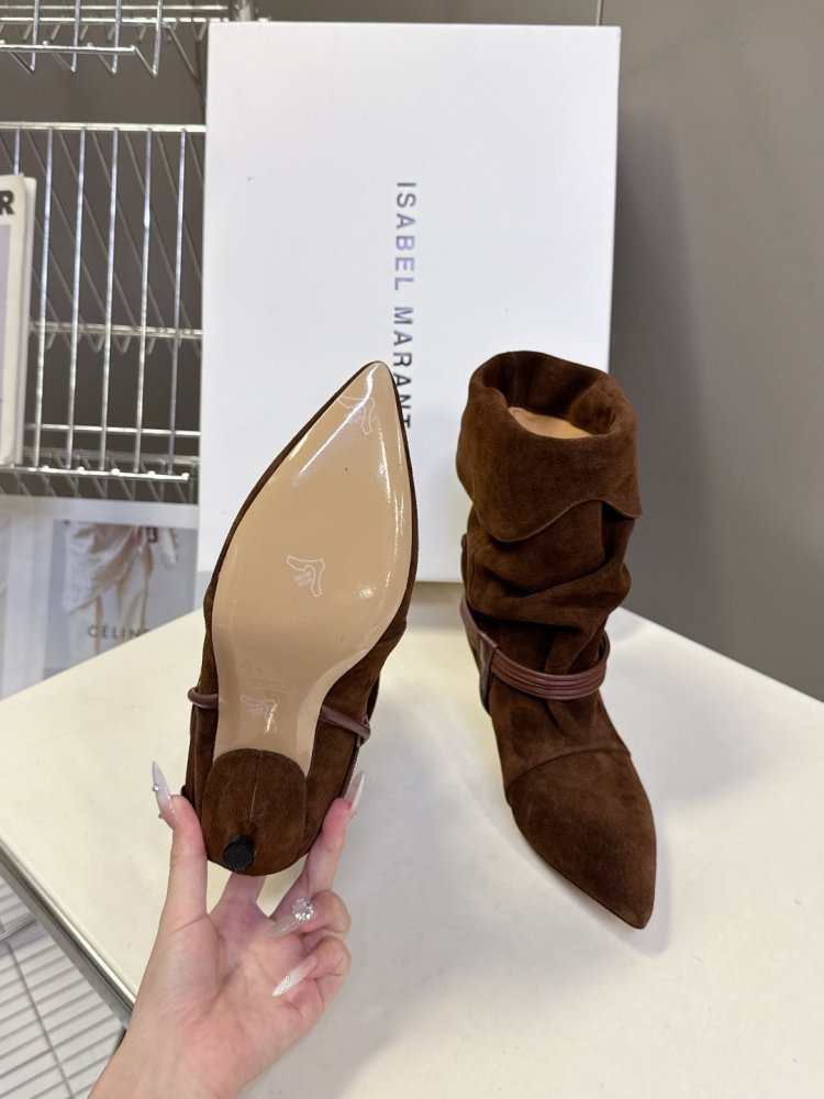 Чоботи жіночі на підборах фото 9