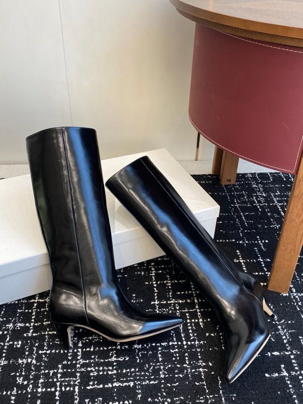 Сапоги женские на коротком каблуке фото 5
