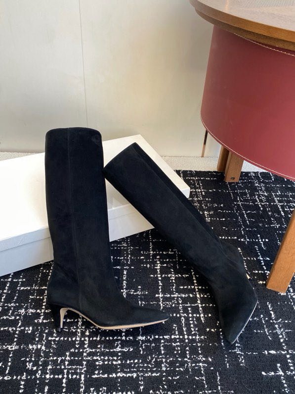 Сапоги женские на коротком каблуке фото 7