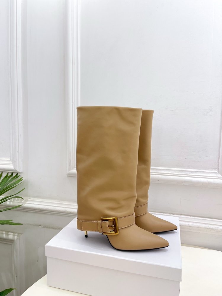 Сапоги женские на высоком каблуке фото 2