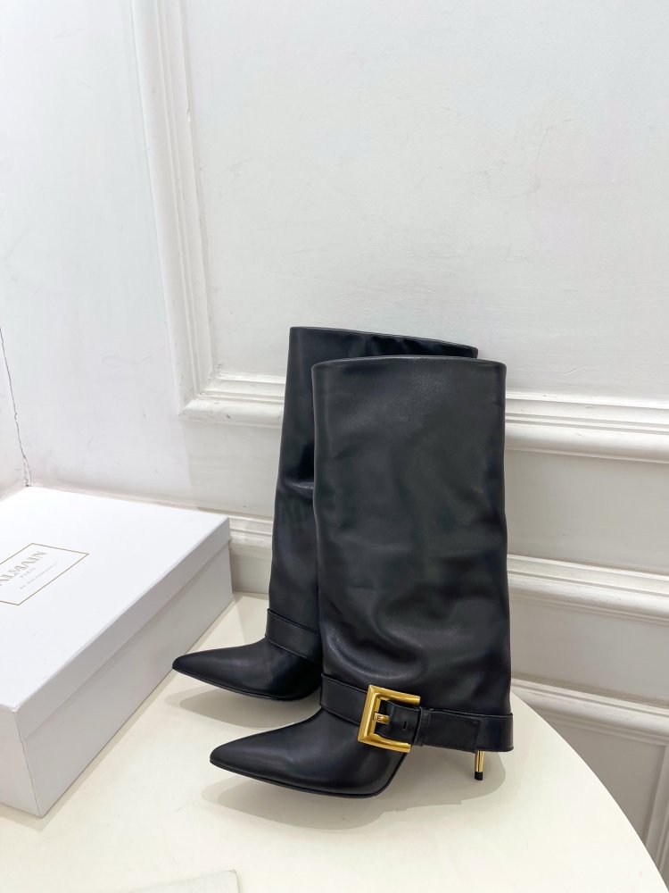 Сапоги женские на высоком каблуке фото 3