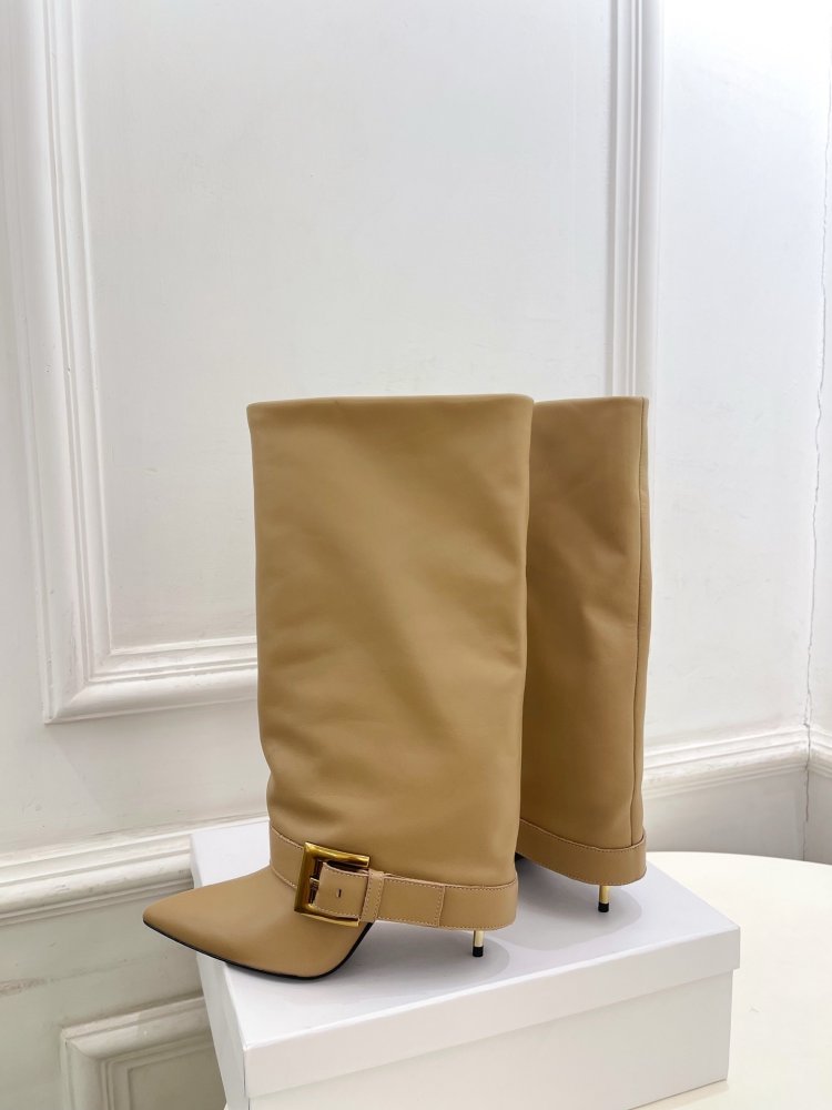 Сапоги женские на высоком каблуке фото 5