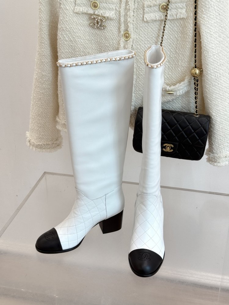 Чоботи жіночі з блочным каблуком фото 2