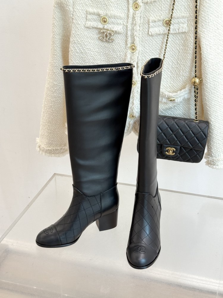 Чоботи жіночі з блочным каблуком фото 2