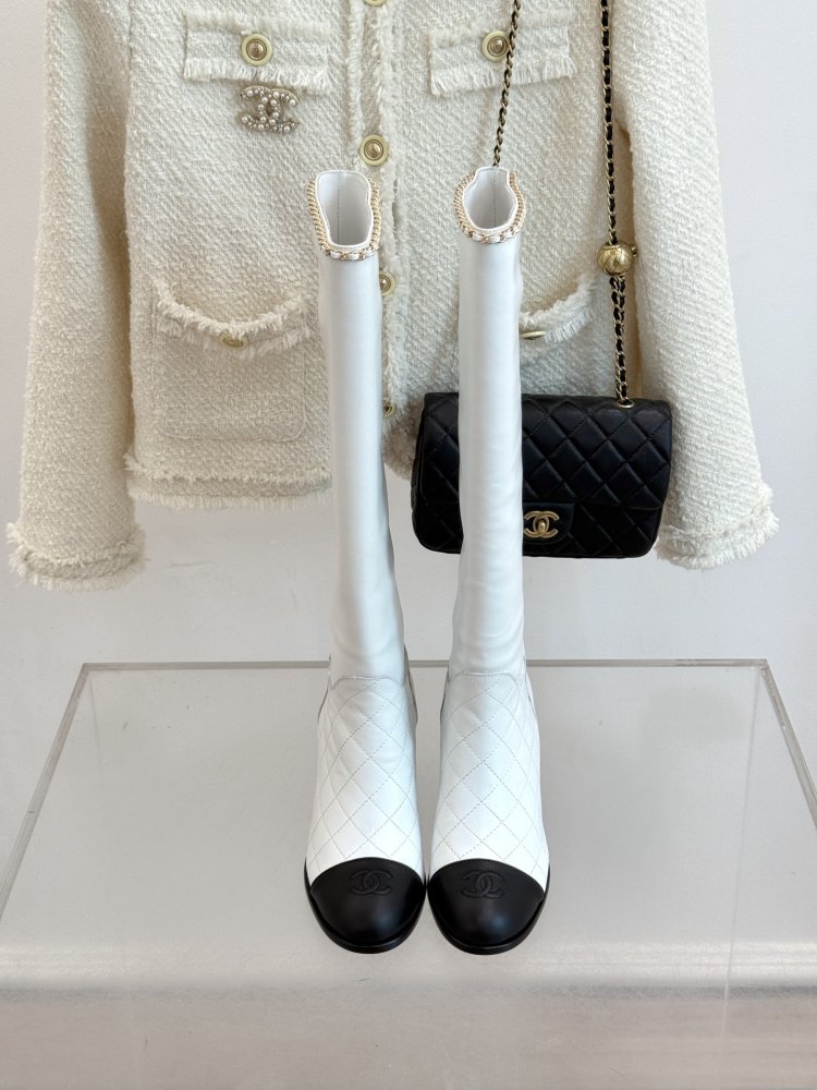 Чоботи жіночі з блочным каблуком фото 4