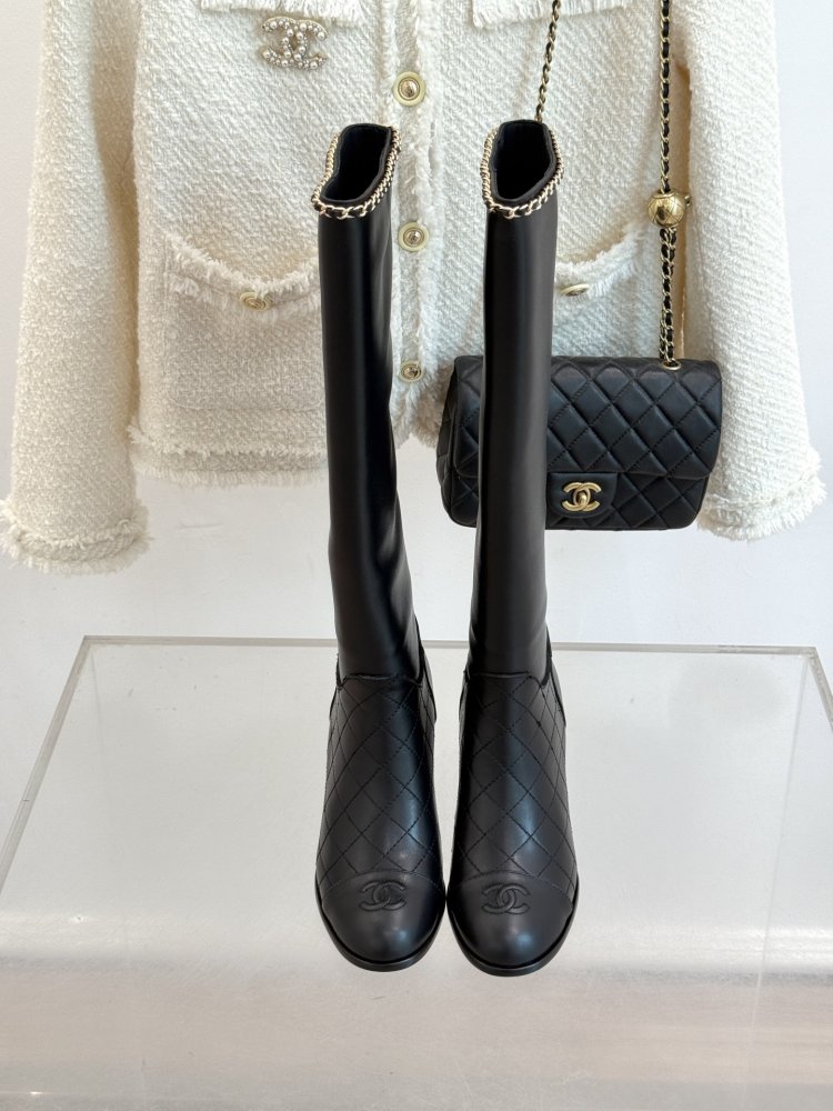 Чоботи жіночі з блочным каблуком фото 4