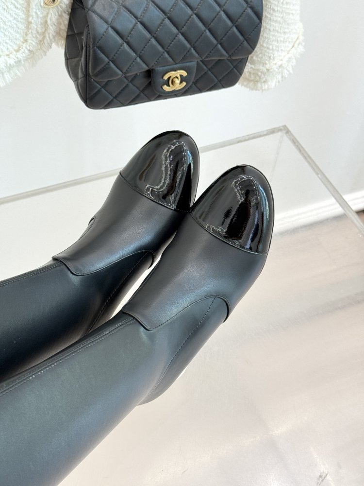 Сапоги женские с каблуком Double C Giant Pearl фото 7