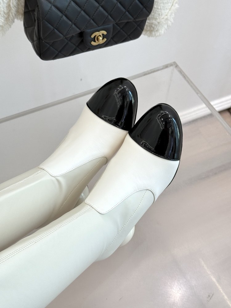 Сапоги женские с каблуком Double C Giant Pearl фото 7