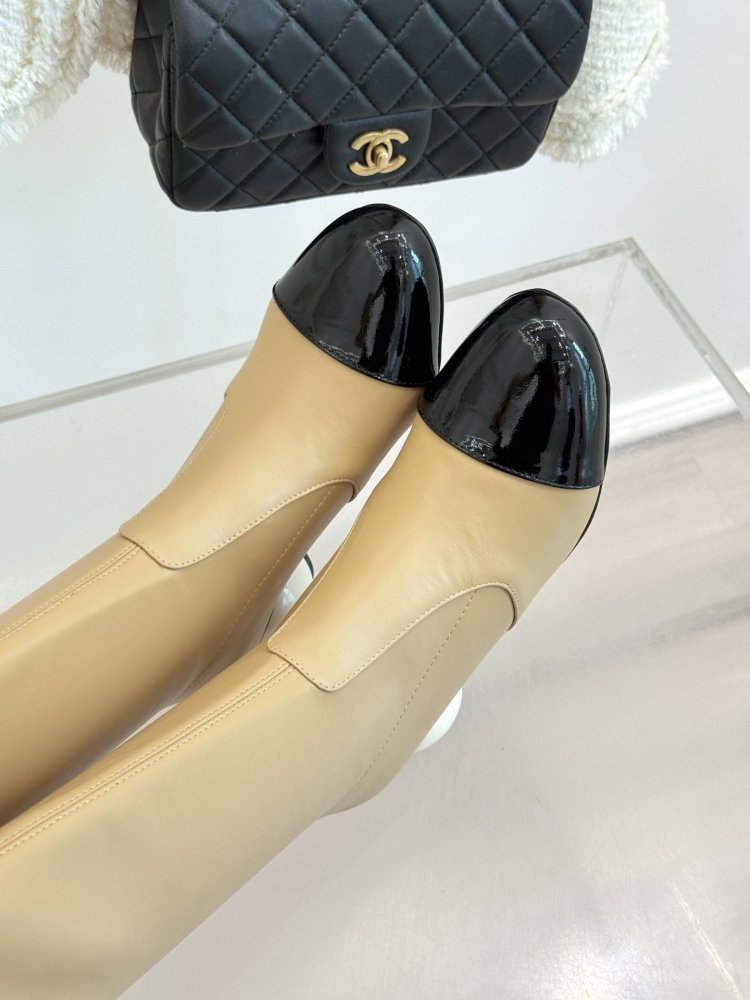 Сапоги женские с каблуком Double C Giant Pearl фото 7