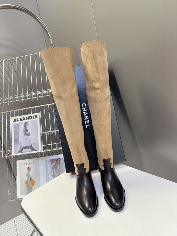 Boots winter women's CHANEL 25B from direct shafted фото 2