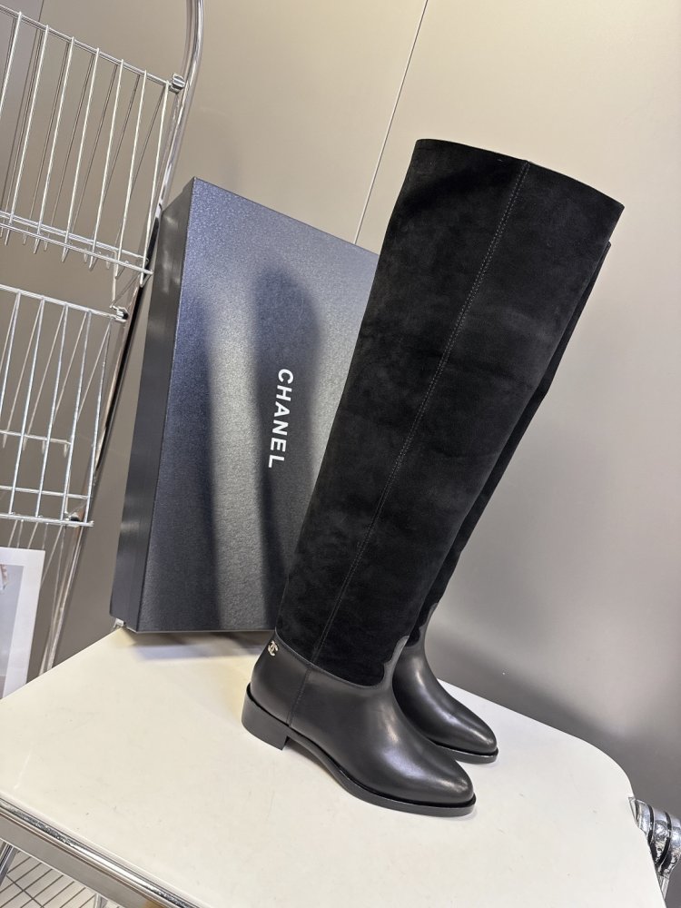 Boots winter women's CHANEL 25B from direct shafted фото 3