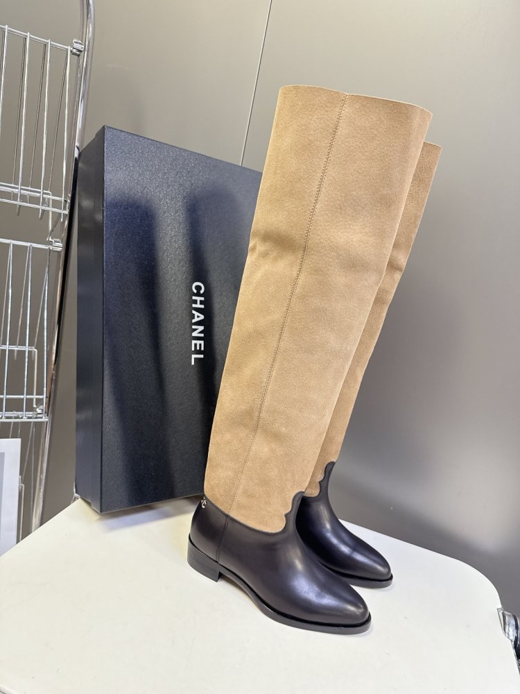 Boots winter women's CHANEL 25B from direct shafted фото 4