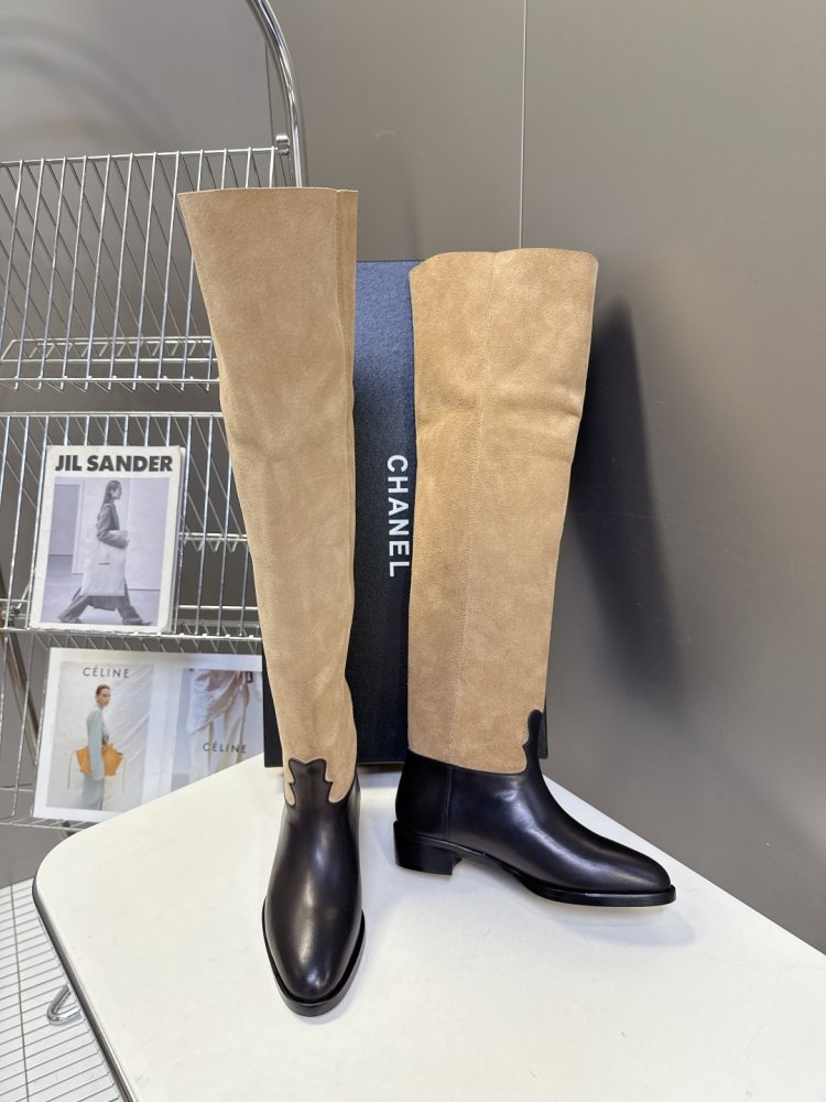 Boots winter women's CHANEL 25B from direct shafted фото 5