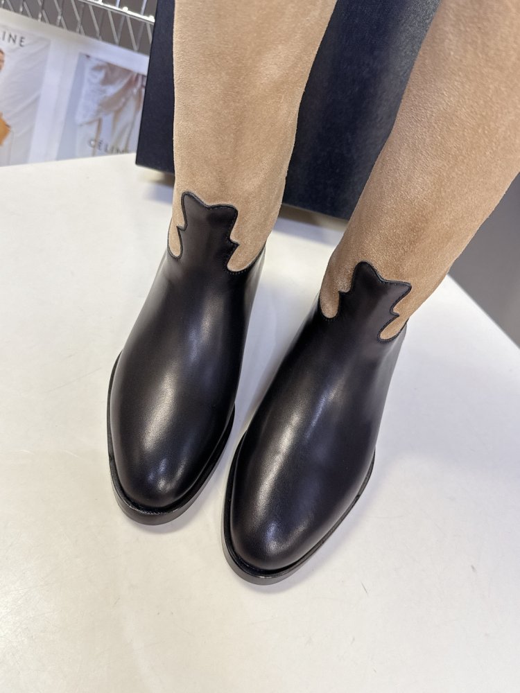 Boots winter women's CHANEL 25B from direct shafted фото 7