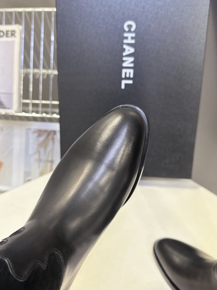 Boots winter women's CHANEL 25B from direct shafted фото 7