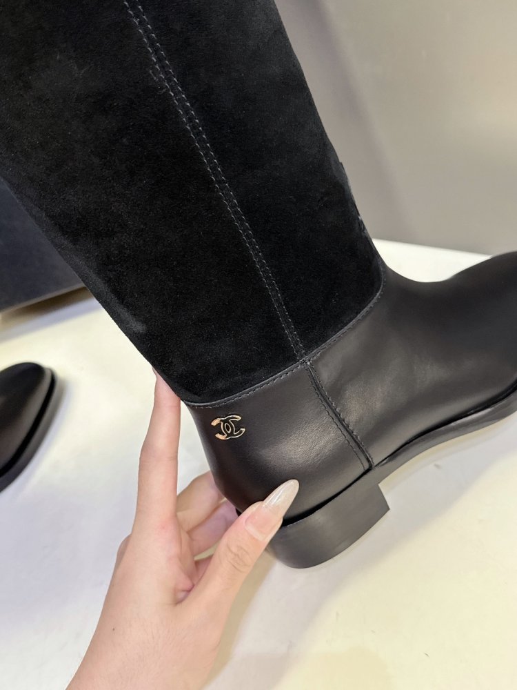 Boots winter women's CHANEL 25B from direct shafted фото 8