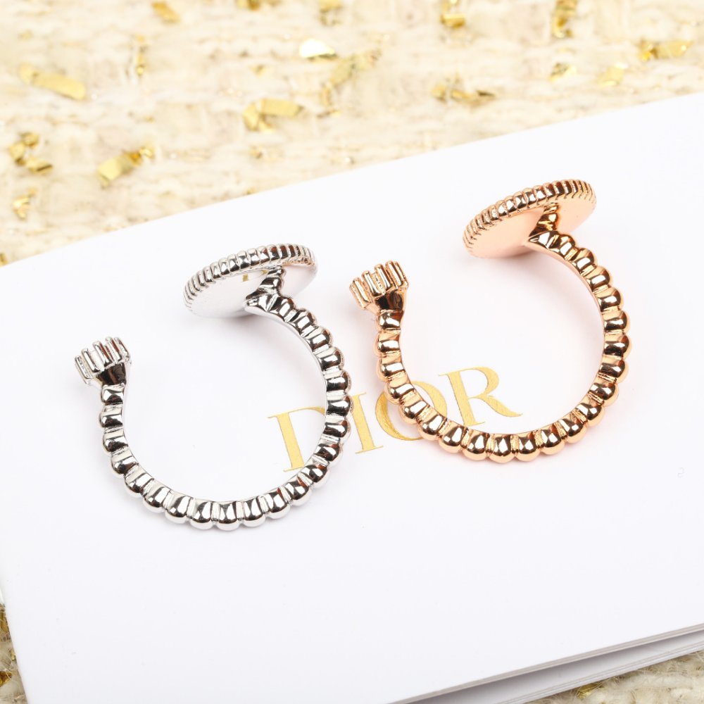 Сережка каффа з камінням фото 6