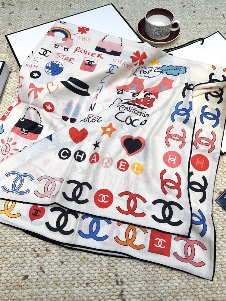 Шаль из кашемира и шелка 140х140 см фото 2