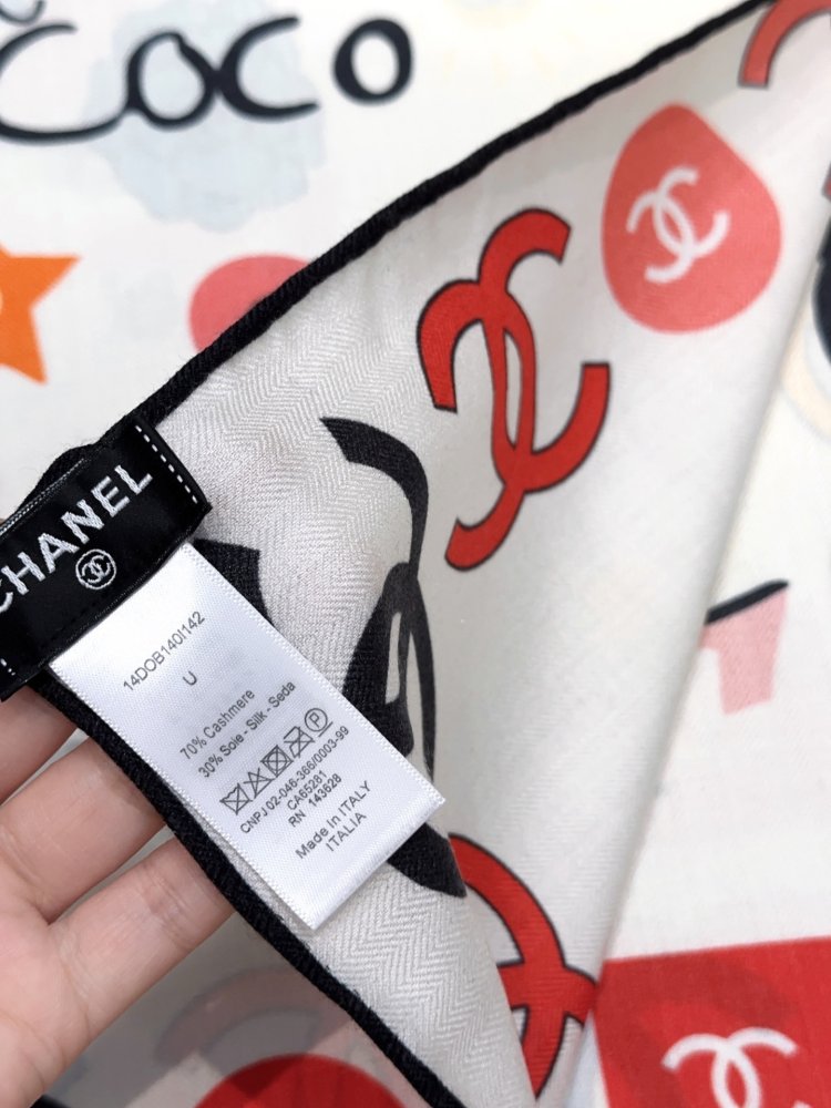 Шаль из кашемира и шелка 140х140 см фото 3