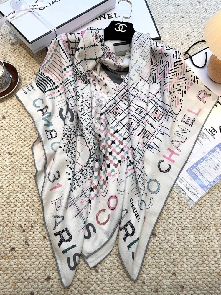 Shawl of cashmere and silks 140х140 cm фото 5