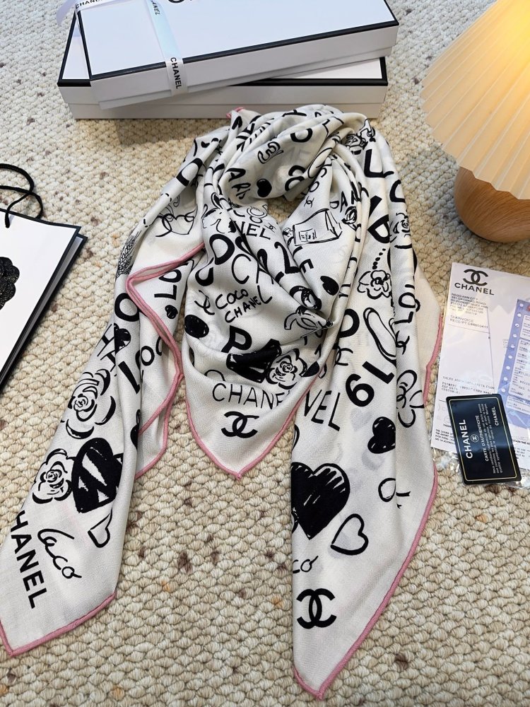 Шаль из кашемира и шелка 140х140 см фото 7