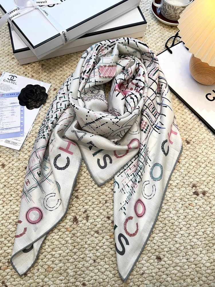 Shawl of cashmere and silks 140х140 cm фото 7