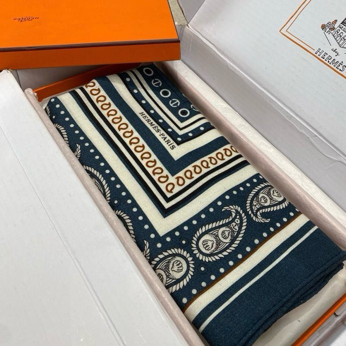 Шаль из шелка и кашемира фото 2