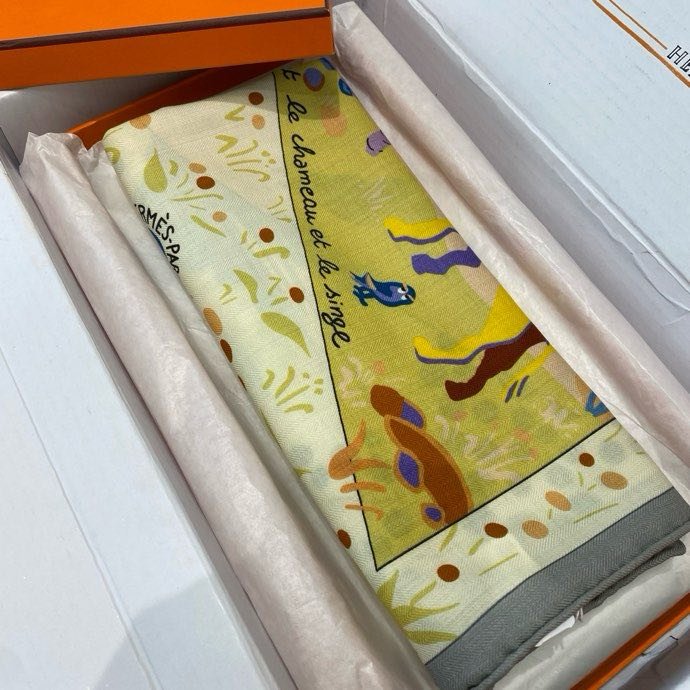 Shawl of silks and cashmere фото 2