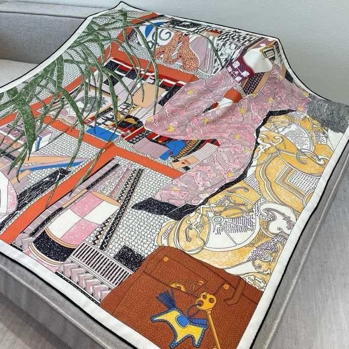 Shawl of silks and cashmere фото 2