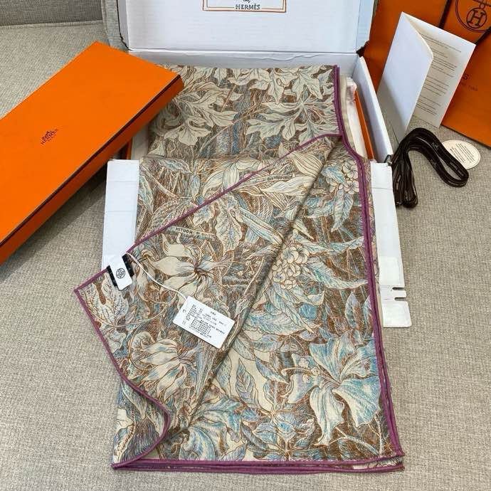 Шаль из шелка и кашемира фото 3