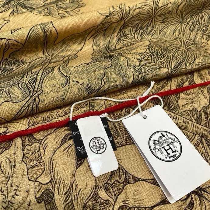 Шаль из шелка и кашемира фото 3