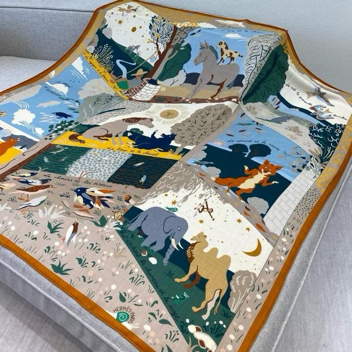 Shawl of silks and cashmere фото 3