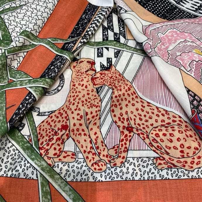 Shawl of silks and cashmere фото 3