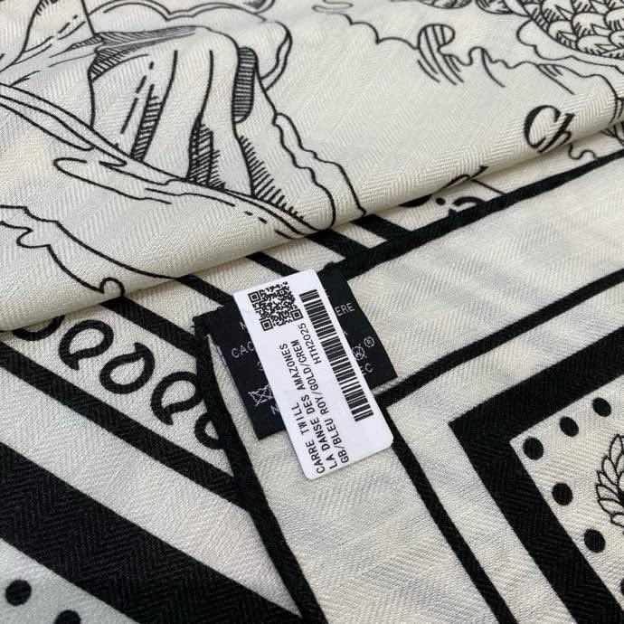 Шаль из шелка и кашемира фото 4