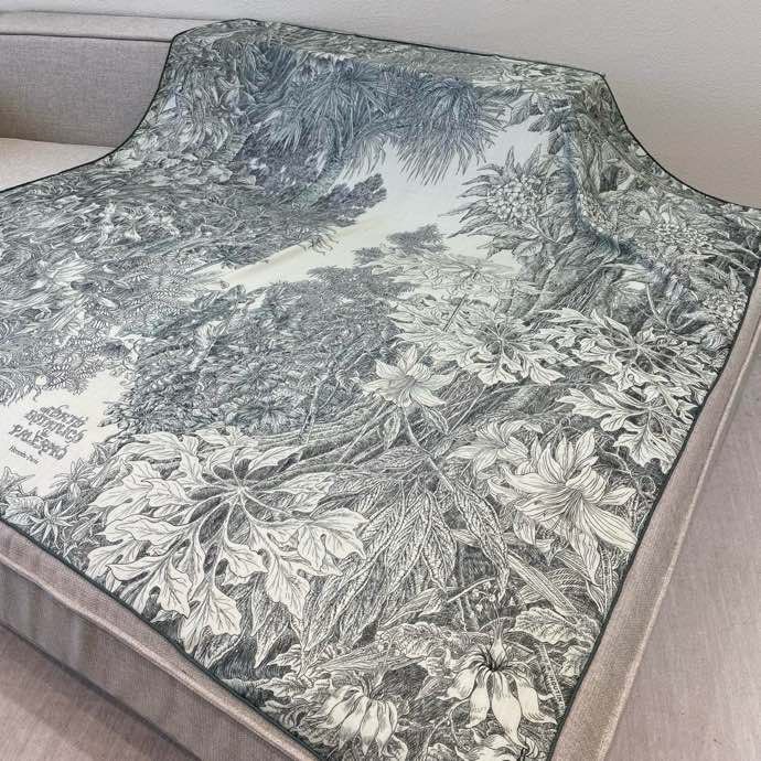 Шаль из шелка и кашемира фото 4