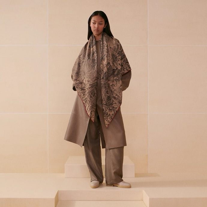 Шаль из шелка и кашемира фото 4