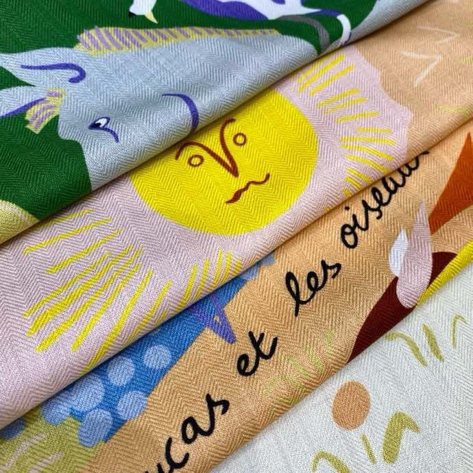 Shawl of silks and cashmere фото 4