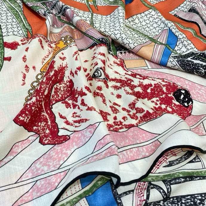 Shawl of silks and cashmere фото 4