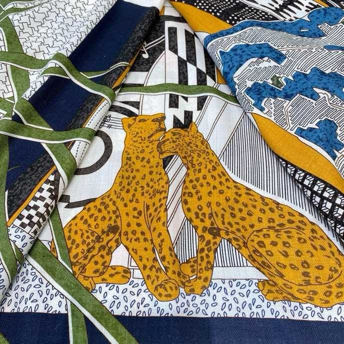 Shawl of silks and cashmere фото 4