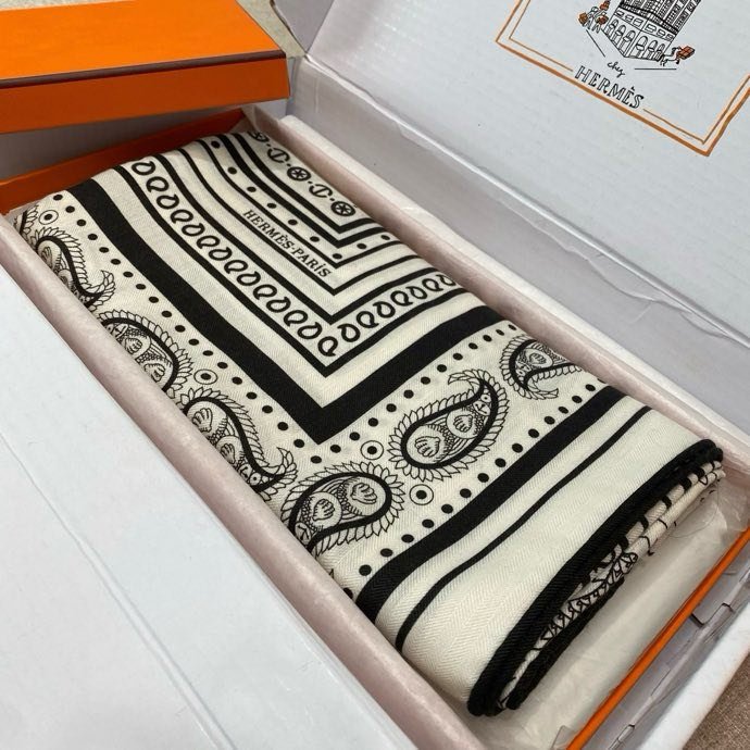 Шаль из шелка и кашемира фото 5