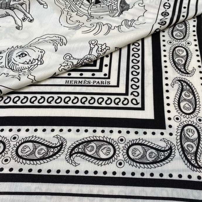 Шаль из шелка и кашемира фото 6