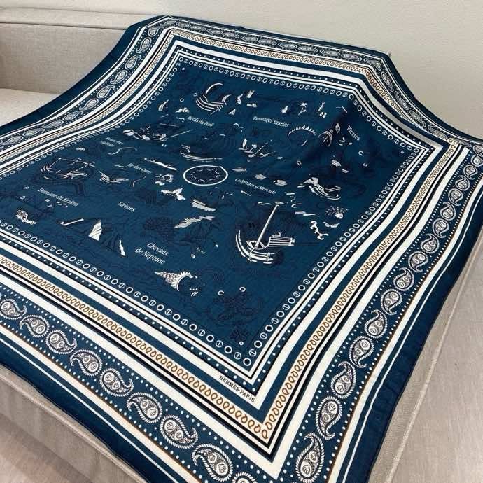 Шаль из шелка и кашемира фото 6