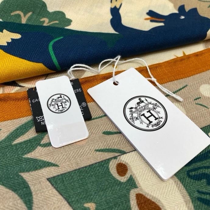 Shawl of silks and cashmere фото 6