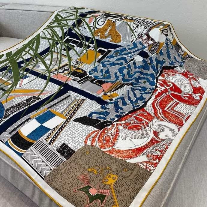 Shawl of silks and cashmere фото 6