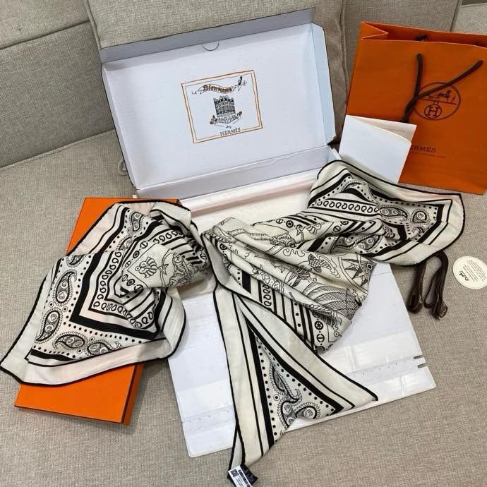 Шаль из шелка и кашемира фото 7