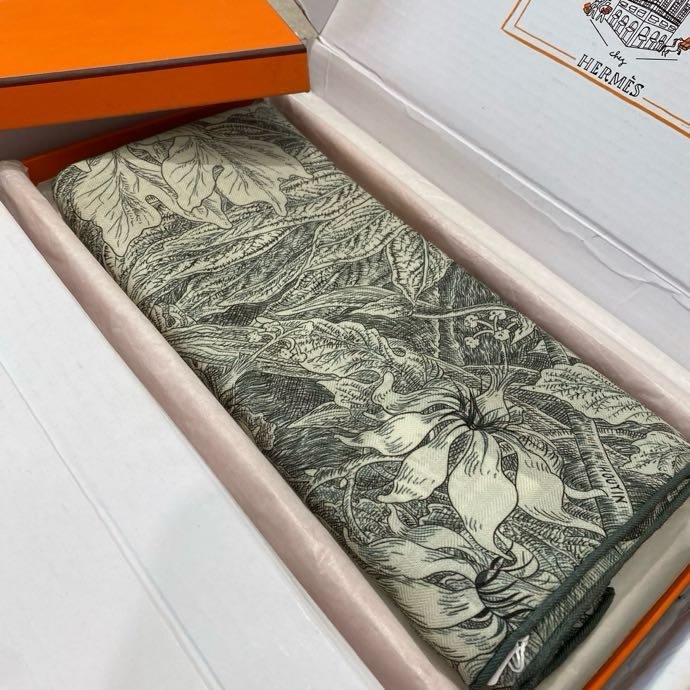 Шаль из шелка и кашемира фото 7